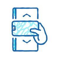 svg internet scroll icon doodle illustration vector
