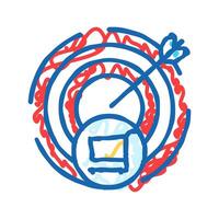 purchase intention consumer behavior icon doodle illustration vector