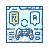 localization game development icon doodle illustration vector