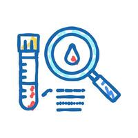 analysis for fertilization icon doodle illustration vector