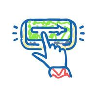 affordance ux ui design icon doodle illustration vector