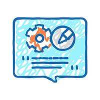 content create icon doodle illustration vector