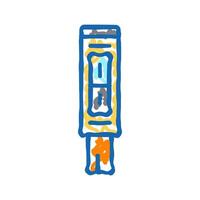ph meter engineer icon doodle illustration vector