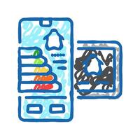 home automation efficient icon doodle illustration vector
