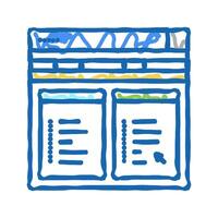 internet file hosting icon doodle illustration vector