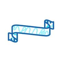 label ribbon banner design icon doodle illustration vector