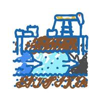 enhanced recovery eor icon doodle illustration vector