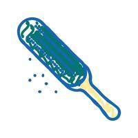 heel skin exfoliator icon doodle illustration vector