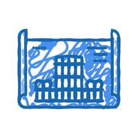 blueprint creation architectural drafter icon doodle illustration vector