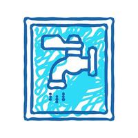 water sign color icon color illustration vector