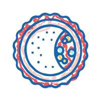 blastocyst fertilization icon doodle illustration vector