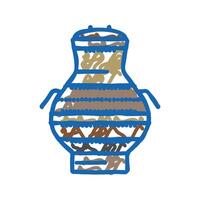 immortality elixir taoism icon doodle illustration vector
