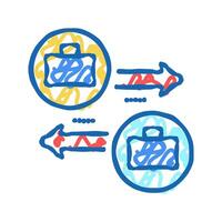 job change color icon color illustration vector