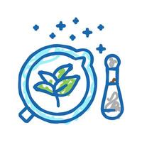 healthy drink phytotherapy icon doodle illustration vector