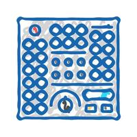 control panel tool work icon doodle illustration vector