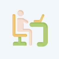 Icon Learner. related to Development symbol. flat style vector