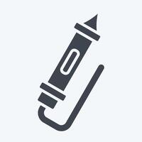 Icon Test Light. related to Repair Tools symbol. glyph style. design editable vector
