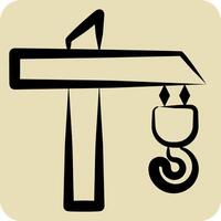 Icon Construction. related to Development symbol. hand drawn style vector