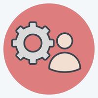 Icon Skills. related to Development symbol. color mate style vector