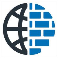 Web icon concept in blue color vector