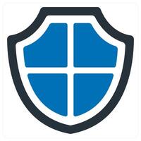 Security and protect icon concept in blue color vector