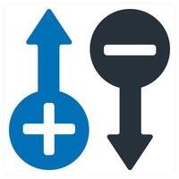 Survey icon concept in blue color vector