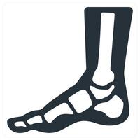 numbness and tingling in Feet concept in blue color vector