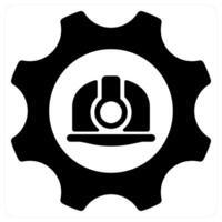 Building construction Insurance icon concept in black color vector