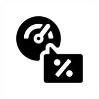 rating icon concept in black color vector