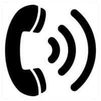 Dialing icon concept in black color vector