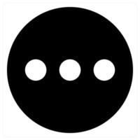 Menu icon concept in black color vector