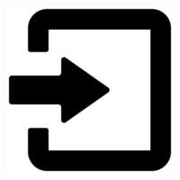 Send File icon concept in black color vector