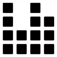 Diagram icon concept in black color vector