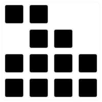 Applications icon concept in black color vector