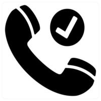 Right Contact icon concept in black color vector