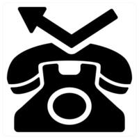 Contact icon concept in black color vector