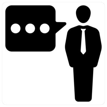 Message icon in black color vector