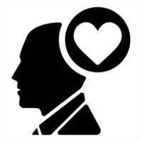 Favorite and love concept in black color vector