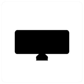 Designation Patch icon concept in black color vector