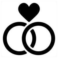 Gender Relationship icon concept in black color vector