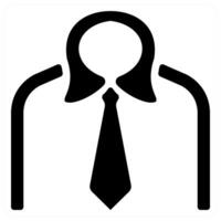 suite icon concept in black color vector