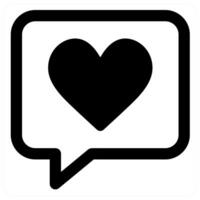 positive comment icon concept in black color vector