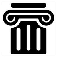 Podium icon concept in black color vector
