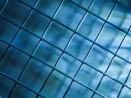 Dark square wireframe for abstract background. photo