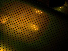 Gold plate texture with dots reflection for luxury background. photo