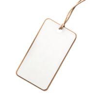 Blank gift tag with twine. Perfect for adding your own message. png