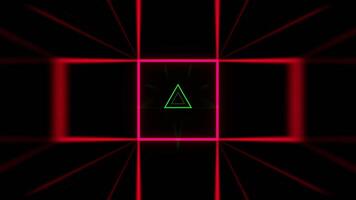 Green and Pink Strobe Flashing Geometric Background VJ Loop in 4K video