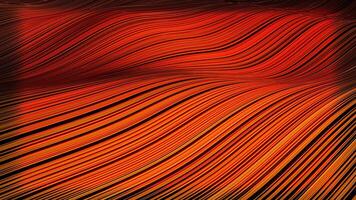 Orange Waves Background VJ Loop in 4K video