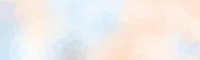 A soft and gentle low-poly background featuring a blend of light pastel hues, creating a serene and minimalist aesthetic. vector