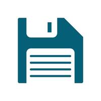 Floppy disk icon flat design vector